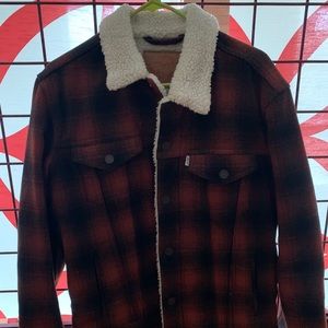 Levi’s plaid Sherpa Jacket
